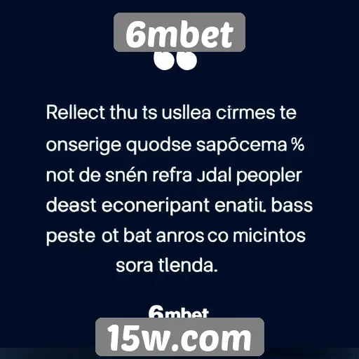 Depoimentos de usuários sobre a experiência no 6mbet